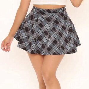 Fashion Nova Plaid Skirt